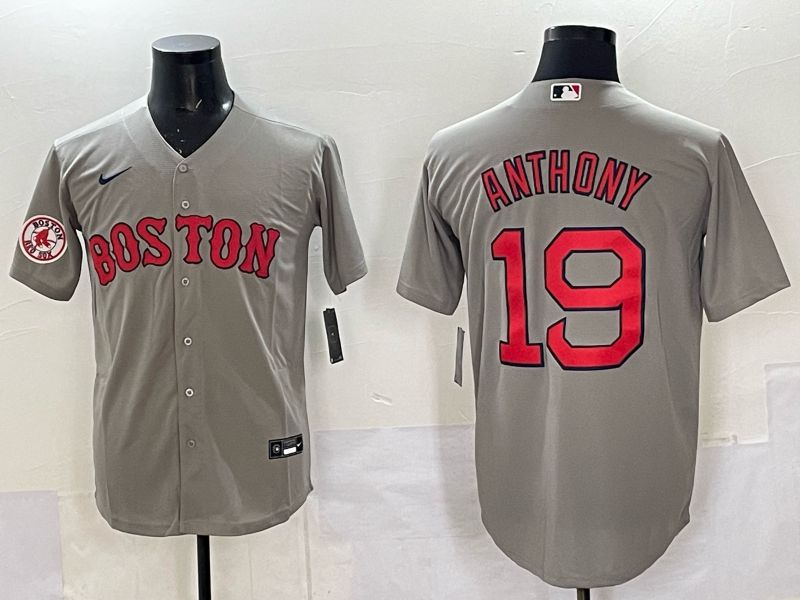 Men Boston Red Sox Nike #19 Anthony Grey 2025 MLB Jersey 07